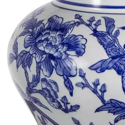 Sale Kirklands Home Blue & Floral Ceramic Table Lamp White