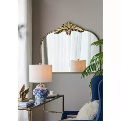 Sale Kirklands Home Blue & Floral Ceramic Table Lamp White