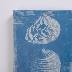 Outlet Kirklands Home Blue & White Seashells Canvas Art Prints, Set of 2