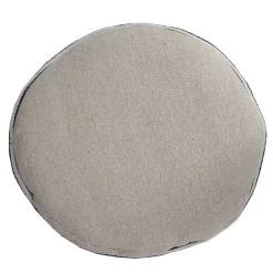 Sale Kirklands Home Blue & White Stripe Organic Cotton Pouf