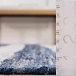 Best Kirklands Home Blue & White Striped Indoor/Outdoor Rug, 6x9