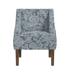 Hot Kirklands Home & White Swoop Accent Chair Blue