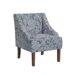 Hot Kirklands Home & White Swoop Accent Chair Blue