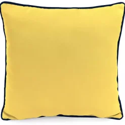 Outlet Kirklands Home Blue & Yellow Bee Happy Outdoor Pillow