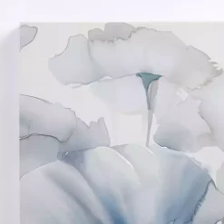 Sale Kirklands Home Blue and Gray Florals Canvas Art Print