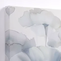 Sale Kirklands Home Blue and Gray Florals Canvas Art Print