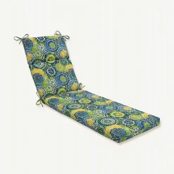Clearance Kirklands Home Blue and Green Lagoon Outdoor Chaise Cushion