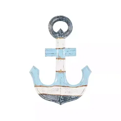 Clearance Kirklands Home Blue and White Anchor Wall Plaque
