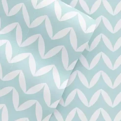 Online Kirklands Home Blue and White Chevron 3-pc. Twin Sheet Set