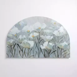 New Kirklands Home Blue and White Florals Arched Canvas Art Print