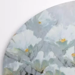 New Kirklands Home Blue and White Florals Arched Canvas Art Print