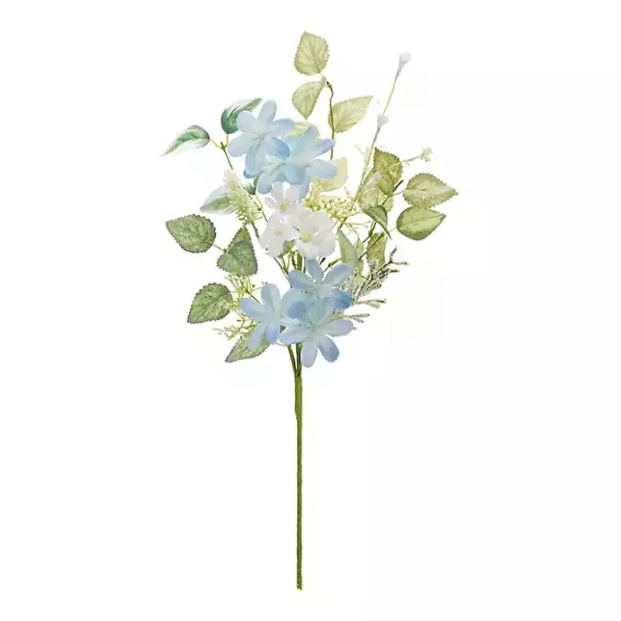 Clearance Kirklands Home Blue and White Mixed Blossom Sprays, Set of 6