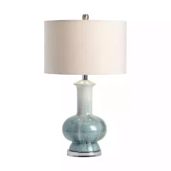 Sale Kirklands Home Blue and Ombre Ceramic Table Lamp White