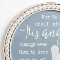 Clearance Kirklands Home Blue Angel Psalm Framed Wall Plaque