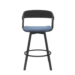 New Kirklands Home Athena Swivel Counter Stool Blue