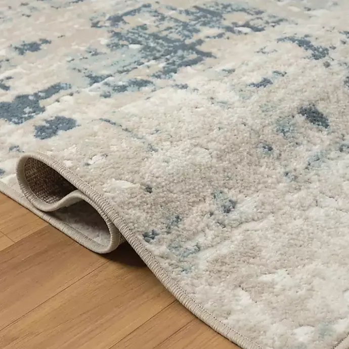 Best Kirklands Home Blue Avalon Abstract Pattern Area Rug, 5x8