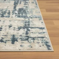 Best Kirklands Home Blue Avalon Abstract Pattern Area Rug, 5x8