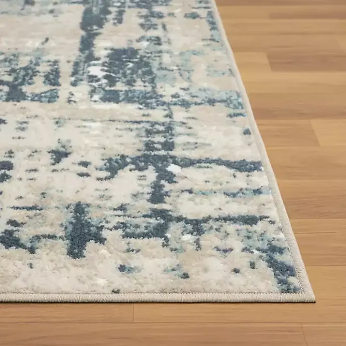 Best Kirklands Home Blue Avalon Abstract Pattern Area Rug, 5x8