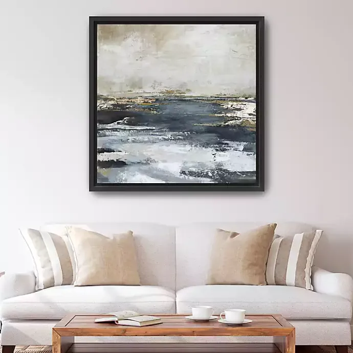 Discount Kirklands Home Blue Bay Framed Canvas Art Print, 40x40 in.