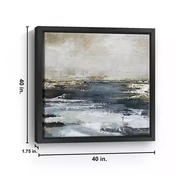 Discount Kirklands Home Blue Bay Framed Canvas Art Print, 40x40 in.