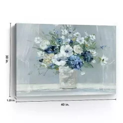 Clearance Kirklands Home Blue Be Happy Giclee Canvas Art Print Multi