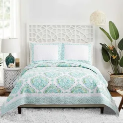Online Kirklands Home Bohemian Breeze 3-pc. King Quilt Set Blue