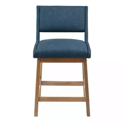 Best Kirklands Home Boomerang Modern Counter Stool Blue