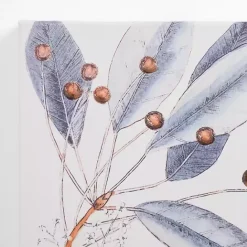 Outlet Kirklands Home Blue Botanical Berries Canvas Art Prints, Set of 2