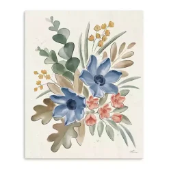New Kirklands Home Blue Botanical Blend Canvas Art Print