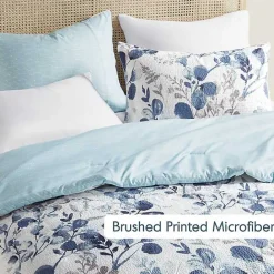 Clearance Kirklands Home Blue Botanical 3-pc. Full/Queen Comforter Set
