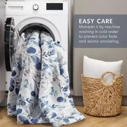 Discount Kirklands Home Blue Botanical 3-pc. King Comforter Set