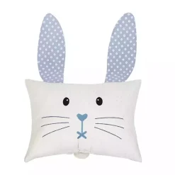 Clearance Kirklands Home Blue Bunny Face Pillow
