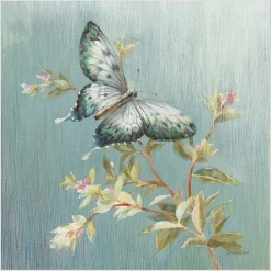 Clearance Kirklands Home Blue Butterfly Framed Canvas Art Print