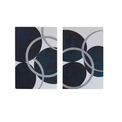 Discount Kirklands Home Blue Celestial Orbit Canvas Art Prints, Set of 2