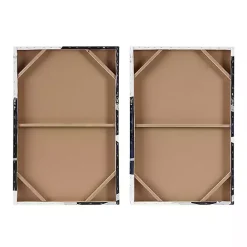 Discount Kirklands Home Blue Celestial Orbit Canvas Art Prints, Set of 2