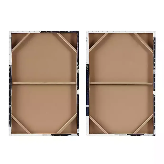 Discount Kirklands Home Blue Celestial Orbit Canvas Art Prints, Set of 2