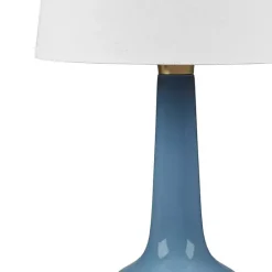 Clearance Kirklands Home Ceramic Zazie Table Lamp Blue