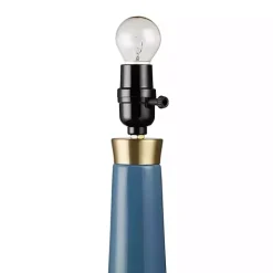 Clearance Kirklands Home Ceramic Zazie Table Lamp Blue