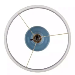 Clearance Kirklands Home Ceramic Zazie Table Lamp Blue