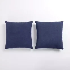 Clearance Kirklands Home Chenille Pillows, Set of 2 Blue