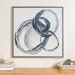 Clearance Kirklands Home Blue Connections Canvas Art Print