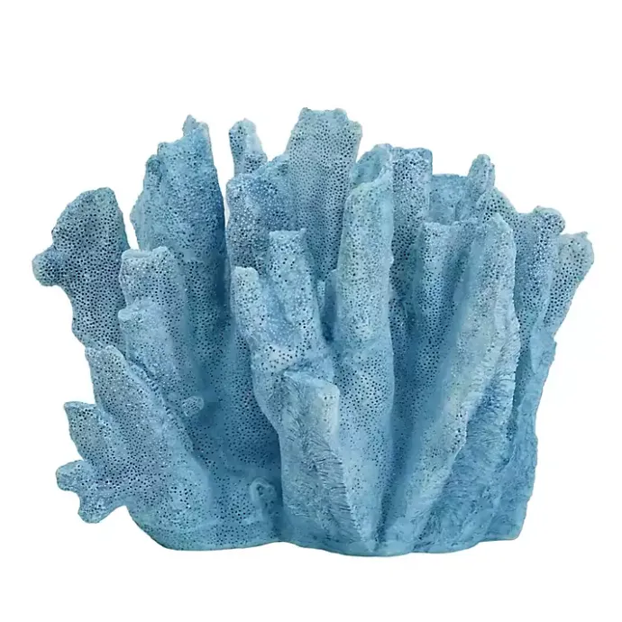 New Kirklands Home Coral Statue Blue