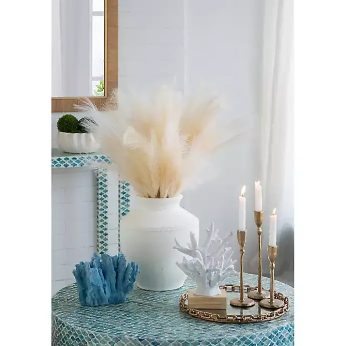 New Kirklands Home Coral Statue Blue