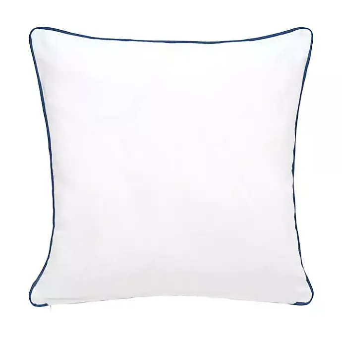 Outlet Kirklands Home Blue Crab Embellished Pillow