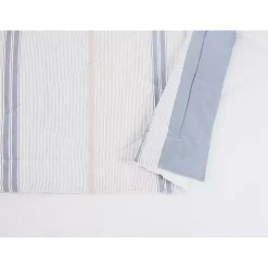 New Kirklands Home Cream Mason King 3-pc. Comforter Set Blue