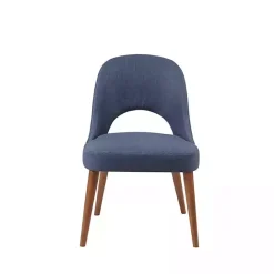 Discount Kirklands Home Cut-Out Pecan Wood Dining Chairs, Set of 2 Blue