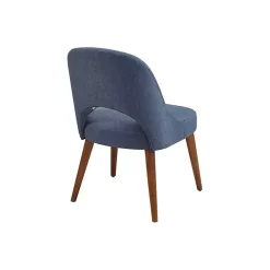 Discount Kirklands Home Cut-Out Pecan Wood Dining Chairs, Set of 2 Blue