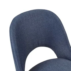 Discount Kirklands Home Cut-Out Pecan Wood Dining Chairs, Set of 2 Blue