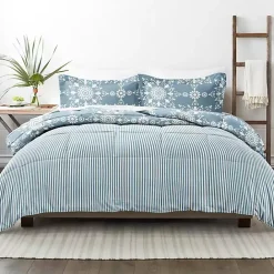 Outlet Kirklands Home Daisy Medallion Twin 3-pc. Comforter Set Blue