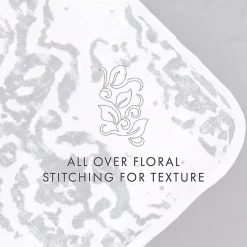 Outlet Kirklands Home Blue Damask Reversible 3-pc. Queen Quilt Set